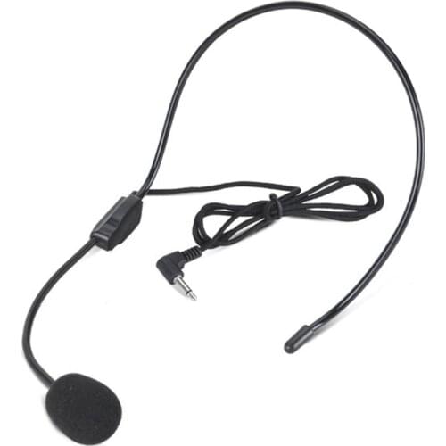 Professional Headworn Wired Hands Free Headset Conference Microphone Mic System 3.5 mm Megaphone For Speaker Teacher Tour Guide