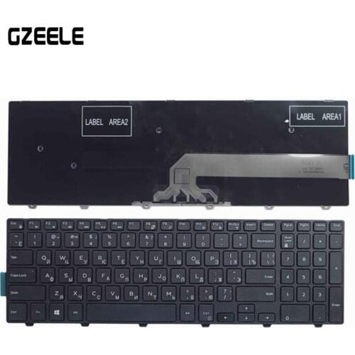 GZEELE Russian Keyboard for DELL Inspiron P26E P28E 5557 P39F P40F MP-13N73SU-442 MP-13N7 CN-0JYP58 CN-0HHCC8-72438 CN-0HHCC8-75