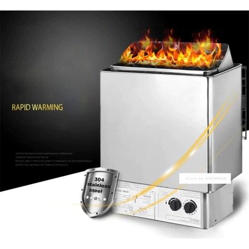 SCA Stainless Steel Sauna Heater Electric Sauna Stove 3KW/4.5KW/6KW/8KW/9KW Household Commercial Sauna Room Equipment 220V/380V