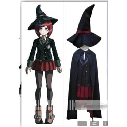 [STOCK] 2018 Anime Danganronpa V3 Yumeno Himiko JK Girls School Uniform Cosplay Costume For Women Halloween Free Shipping New