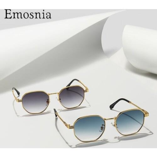 Emosnia Steampunk Sunglasses Women Men Fashion Summer Stysle Metal Frame Dropship Vintage Luxury High Quantity Eyewear UV400