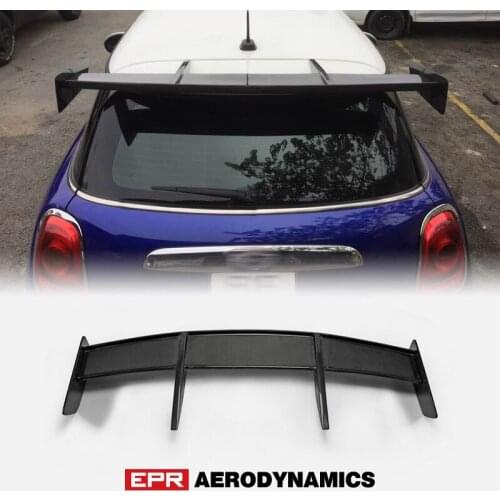 Car-styling For F56 Mini Cooper S(S Only) FRP Fiber Glass RK Style Rear Spoiler Fiberglass Roof Window Wing Racing Auto Body Kit