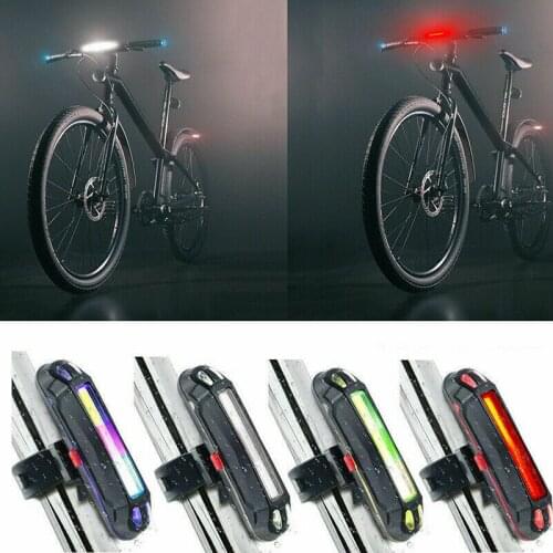 USB Rechargeable Bicycle Light Waterproof Bike Front Rear Light LED Or Battery Style Cycling Portable Light Bike Accessories