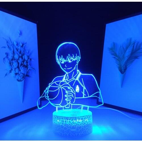 Tobio Kageyama Lamp for Kids Bedroom Decor Nightlight Child Birthday Gift Haikyu Table Light Anime LED Night Light