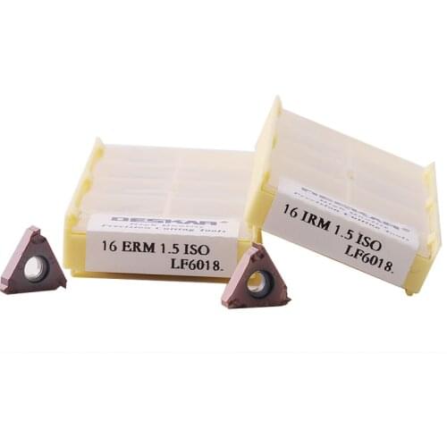 16ERM 1.5 ISO LF6018 Carbide Inserts 16ER 2.0ISO 3.0 ISO 16IR Threading Knife Blades Turning Tool cnc Lathe Cutter