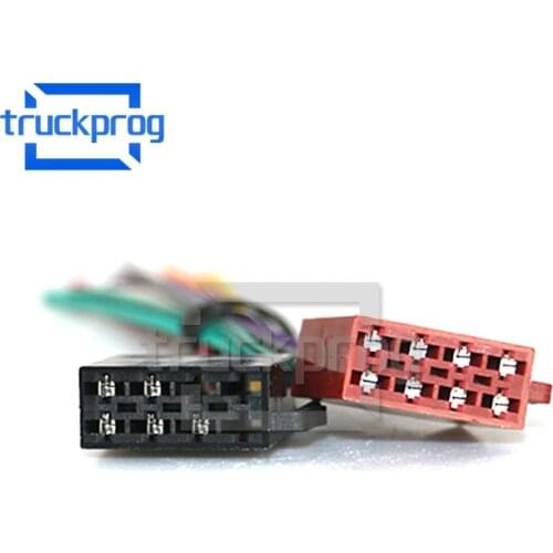 Universal Male ISO Wiring Harness Cable Auto Radio Power Adaptor Car Stereo Connector Adapter Plug Wire Cable