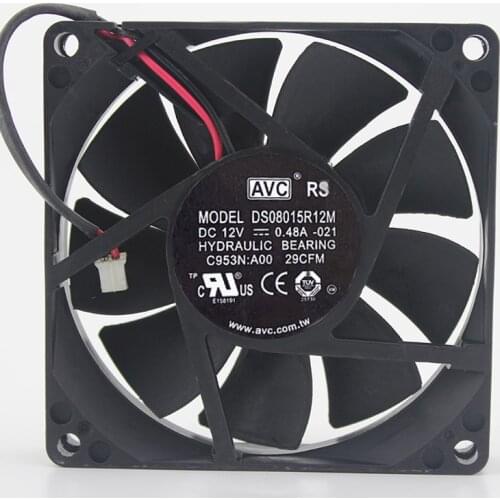 8015 8CM 8cm 12V 0.48A Hydraulic Chassis Cooling Fan DS08015R12M
