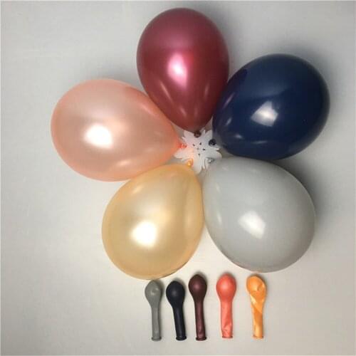 50pcs 5 Inch Pearl rose gold Latex balloons Birthday Party Wedding Decoration Baby Shower for kids Air Helium Globos Gifts