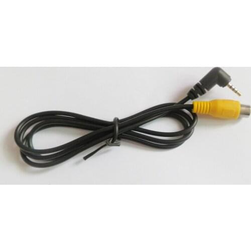 10pcs/lot RCA to 2.5mm AV-IN Cable Car Rear View Camera TO GPS RCA to 2.5mm AV-IN Adapter Cable