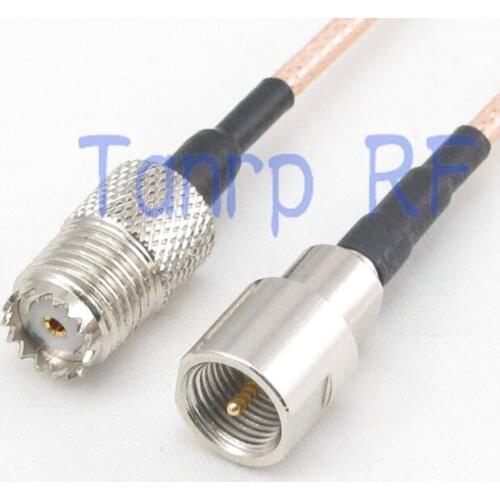 20inch mini UHF female jack to FME male plug RF adapter connector 50CM Pigtail coaxial jumper cable RG316 extension cord