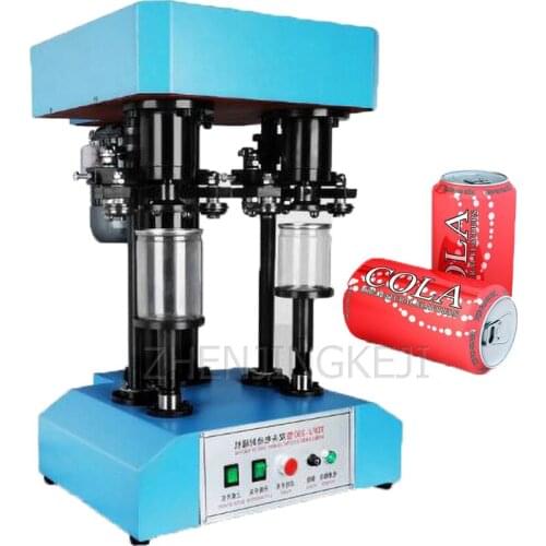 220V/110V Dual Motors Automatic Sealing Machine Commercial Electric Seal Equipment Paper Can PET Plastic Metal Tinplate Tank