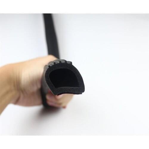 3M D Type Draught Easy Installation Self Adhesive Window Door Hood Trunk Lid Hollow Foam Seal Strip Rubber Sealling Protector
