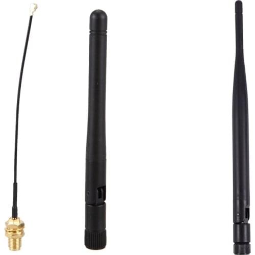433MHZ 7DBi RP-SMA High Gain WiFi Antenna & 433Mhz Antenna 5Dbi GSM RP-SMA Plug Rubber Waterproof Lorawan Antenna