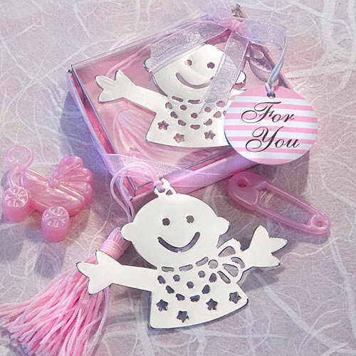 5pcs kawaii metal bookmarks with pvc boxes creative favors gifts bookmark boxed for baptism baby bridal shower christening party