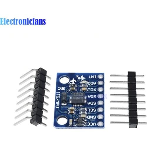 5PCS/Lots Standard I2C GY-521 MPU-6050 MPU6050 Module 3 Axis Analog Gyro Sensors + 3 Axis Accelerometer Module For Arduino