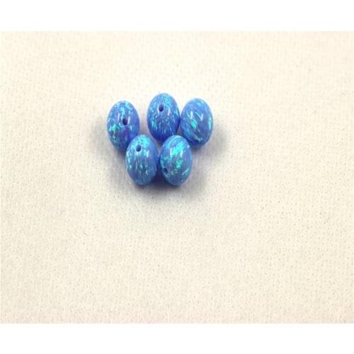 50 Pieces/lot) 4mm opal round beads Round Synthetic Opal Balls op06 light blue for Free shipping
