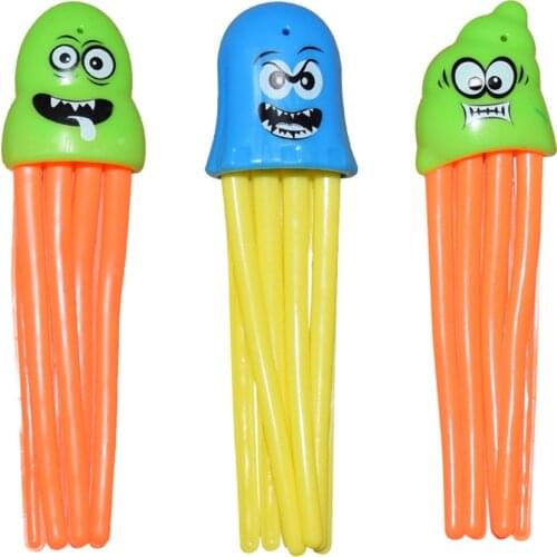 3Pcs Octopus Pool Diving Toys, Octopus Bath Toys Underwater Pool Swimming Pool Toys with Funny Face for Children