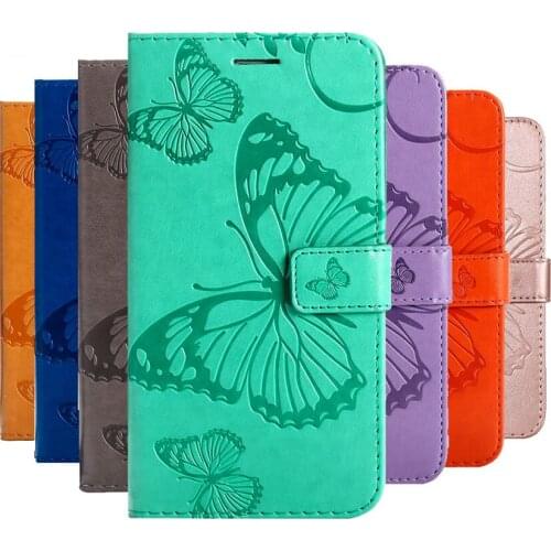 3D Flip Leather Wallet Stand Phone Case For SONY Xperia L2 L1 E6 XZ XA Ultra C6 XA2 3D Butterfly Magnetic Cover w Card Slots