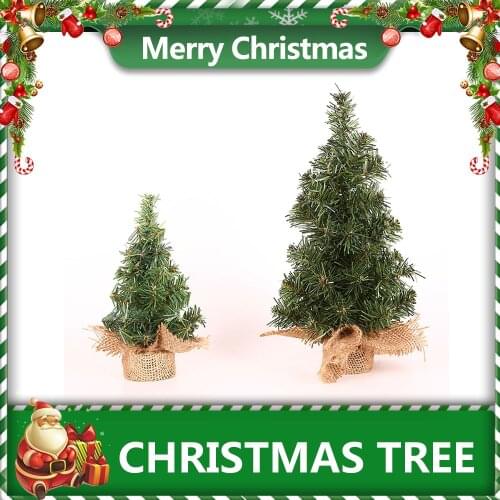 Small Christmas Tree Desktop Decoration Mini Christmas Tree Small Pine Tree For Festival Home Decoration Santa New Year Gift