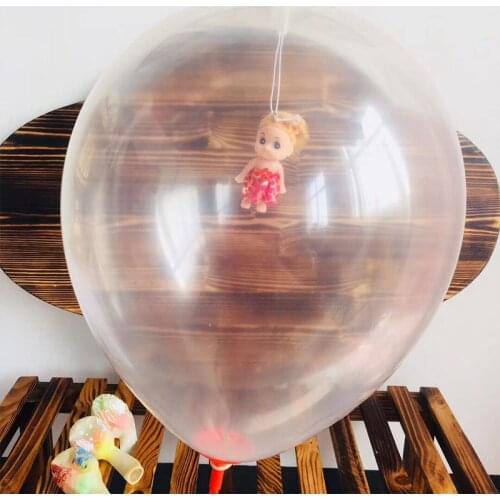 A pack Doll balloon toy Suspension effect modeling design Silicone soft material 3 balls in a pack Holiday wedding party supplie