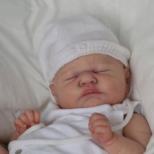 18Inch Reborn Doll kit Romilly Lifelike Baby Soft Touch Unfinished doll kit Unpainted Doll Parts Reborn kit Name on the Neck