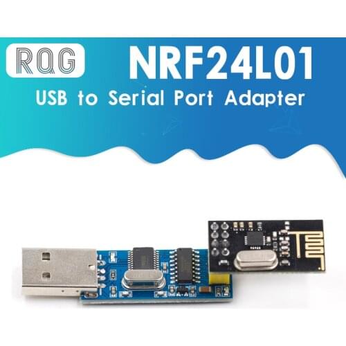 New CH340T USB to Serial Port Adapter Board + 2.4G NRF24L01+ Wireless Module For Arduino