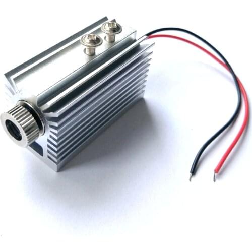 New 5mW 850nm Infrared IR Laser Diode DOT Module DC3.2V Focusable Unit w 12mm Silver Heatsink