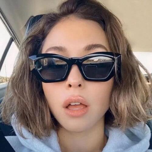 Fashion Square Sunglasses Women Designer Luxury Women Cat Eye Sun Glasses Classic Vintage UV400 Outdoor Oculos De Sol