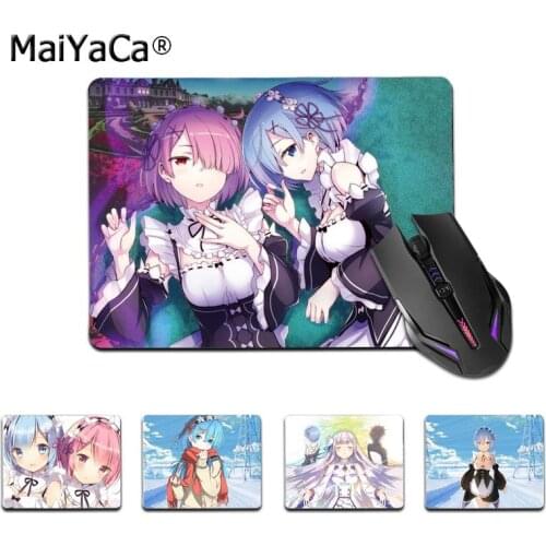 Zero Starting Life in Another World Anti-Slip Durable Silicone Computermats Smooth Writing Pad Desktops Mate gaming mouse pad