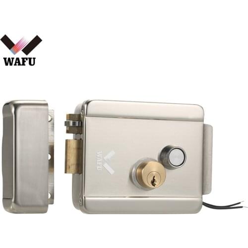 WAFU Smart Electric Door Lock Secure Electric Metallic Lock Electronic Door Lock Door Access Control for Home Office Warehouse