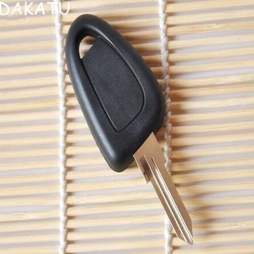 DAKATU Car Replacement Transponder Key Shell Case with Uncut Blade for Fiat IVECO DUCATO