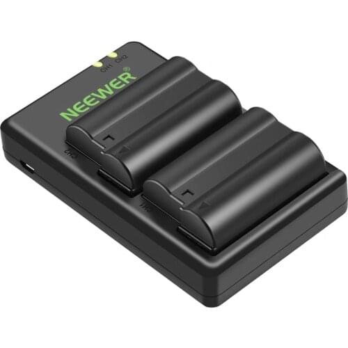 Neewer EN-EL15 EN-EL15A Battery Charger Set For Nikon d750, d7200, d7500, d850, d610, d500, MH-25a, d7200, z6, d810 Batteries