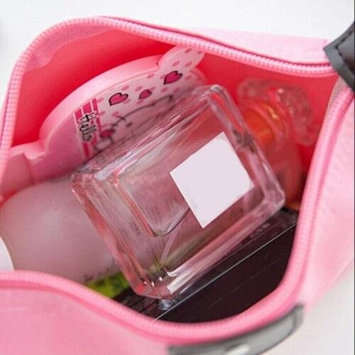 Womans Cosmetic Makeup Bags Eyebrow powder lipstick makeup removeStorage Waterproof Pouch Purse Handbag Pencil Case