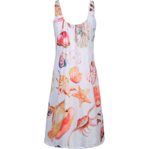 Women Tropical Print Dress Halter Backless Dress Sexy Sleeveless Beach Dress Womens Summer Sundress Jurken #G3