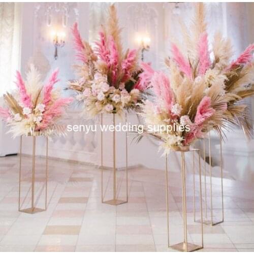 100cm tall )new style Wedding Stage Walkway Aisle Stand Pillar For wedding stage backgroup backdrop Event Decoration senyu0712