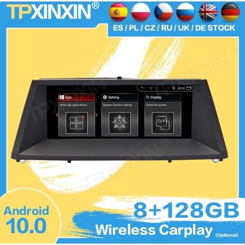 1DIN Radio Receiver Android For BMW X5 E70 F15 F85 X6 E71 F16 F86 2010 2011 2012 2013 2014 2015 Audio Stereo GPS Video Head Unit