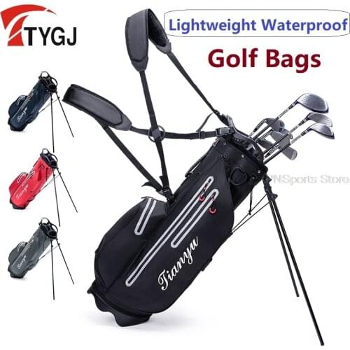 2021 Standard Ball Cart Golf Bag Waterproof Tripod Rack Bag Lightweight Aviation Packages Portable Big Capacity Stand Pack