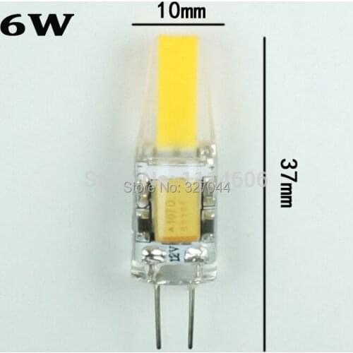 4pcs/lot 2700-6500k 12V 3w 6W mini G4 LED Bulbs COB lamp 360 degreeReplace for Crystal LED Light Warm Cold White