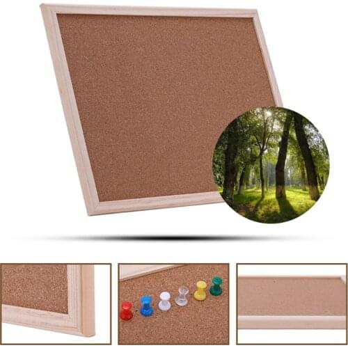 40x30cm Cork Board Drawing Board Pine Wood Frame White Boards Home Office Decorative