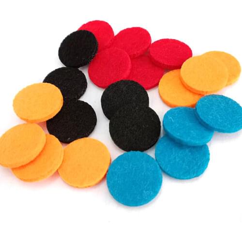 800pcs ivory color thick 4mm height Felt Thick size dia 25mm felt circle