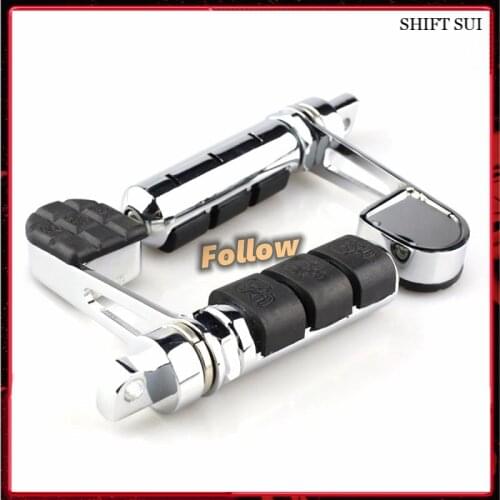 Motorcycle Accessories Black Pedals Universal Rest Pedals Before And After Modification For 883 1200 48 72