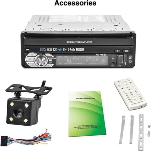 New Portable 7158G Car MP5 Player BluetoothTouch ScreenWith Camera GPS EU/US/UK Map Card Backlight Essential Accessories