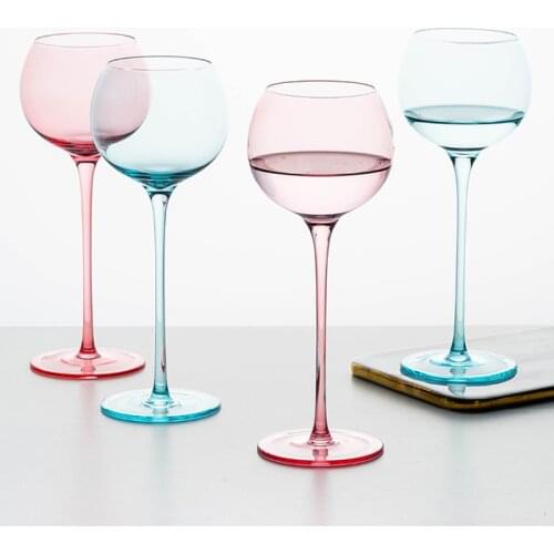 2PCS 450ml Cocktail Glass Wine Glass Goblet for Bar and Club Funny Goblet Wine Cup Bubble Wine Tulip Cocktail for Wedding