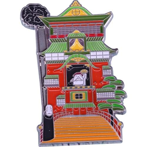 Welcoming spirits bathhouse brooch gorgeous Ghibli anime fans must-have collection