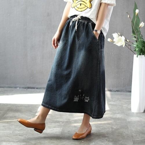 Careaymade Denim Skirts For Women