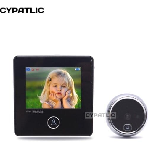 3.0 inch Digital Camera LCD Color Screen 120 Degree Peephole Viewer Eye Doorbell Auto Take Photo 1200mAh Li-ion Battery Powered