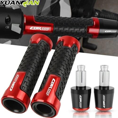 For Honda CBR1000F CBR 1000F CBR1000 F 1993-2008 1994 1995 1996 Motorcycle CNC 7/8"22MM Handlebar Hand Grips Handle Bar End Cap