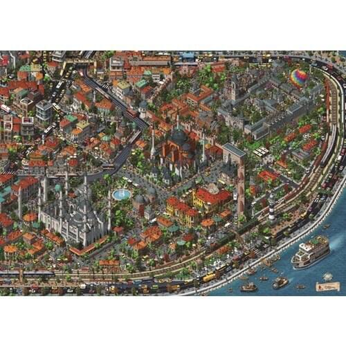 3000 piece Fractal Istanbul Puzzle - 4913