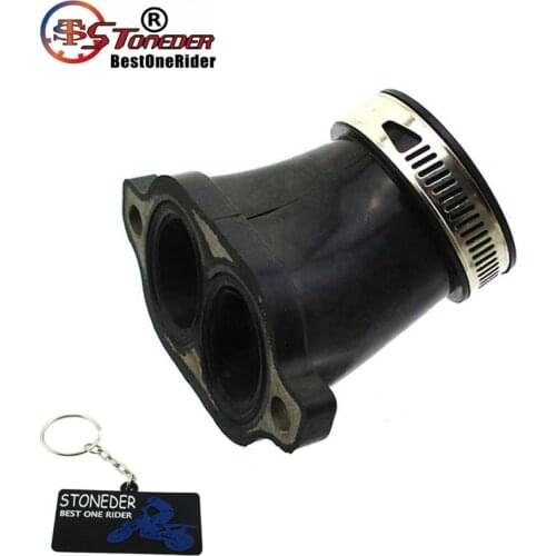 STONEDER Carburetor Carb 38mm Manifold Intake Adapter Boot For Polaris Sportsman 700 600 4X4 1253415 2002 2006 Twin Cylinder