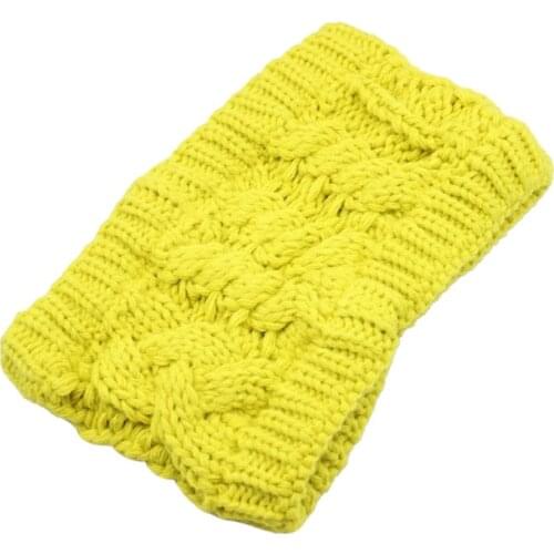 KENSHELLEY Women Hair Accessory Winter Warm Knitting Headband 7 Colors Fashion Elastic Hair Band For Women